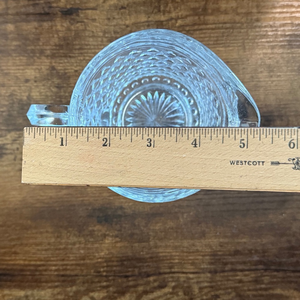 Hobnail Mini Glass Pitcher - Picture 10 of 11